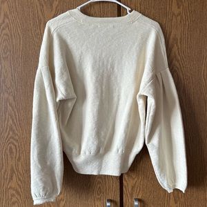 Madewell pullover sweater with Chalfant Balloon sleeves
